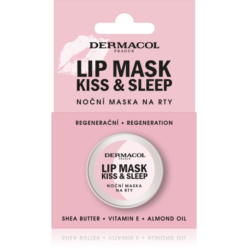Dermacol Kiss & Sleep нощна маска за устни аромати White Chocolate