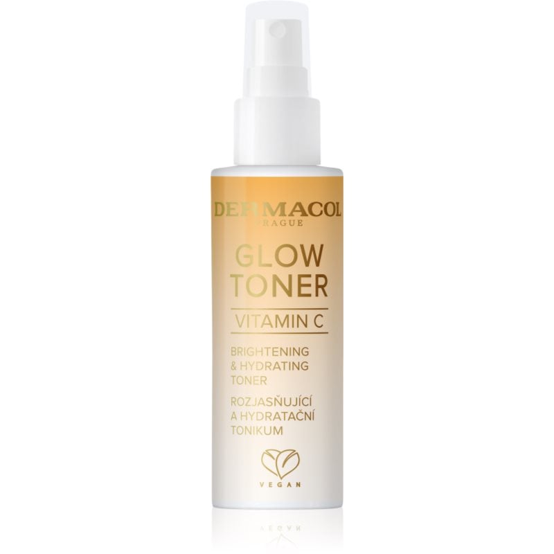 Dermacol Glow Toner тоник за лице в спрей за освежаване и хидратация
