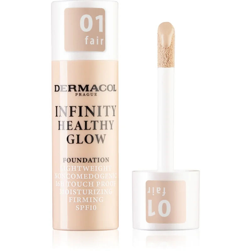 Dermacol Infinity Healthy Glow течен фон дьо тен SPF 10 - Грим - Сравни цени от 1 магазин с безплатна доставка