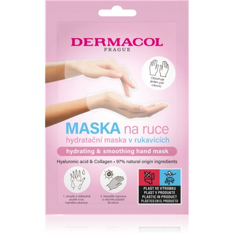 Dermacol Hand Mask Hydrating & Smoothing ръкавици с хидратиращ ефект - Грижа за тяло - Сравни цени от 1 магазин с безплатна доставка