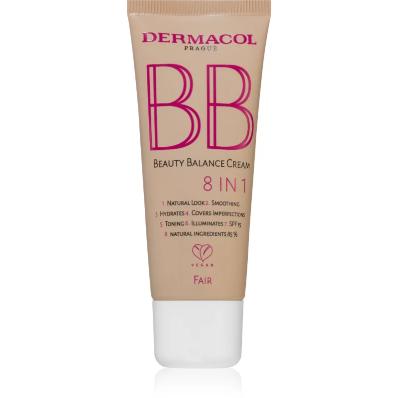 Dermacol Beauty Balance BB крем с хидратиращ ефект SPF 15 N.1 Fair - Грижа за лице - Сравни цени от 1 магазин с безплатна доставка