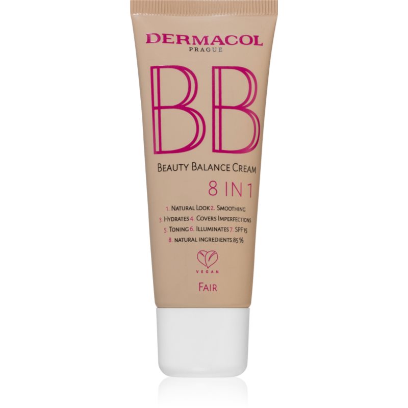 Dermacol Dermacol Beauty Balance BB крем с хидратиращ ефект SPF 15 N.1 Fair - Унисекс парфюм 30мл - Сравни цени от 1 магазин с безплатна доставка