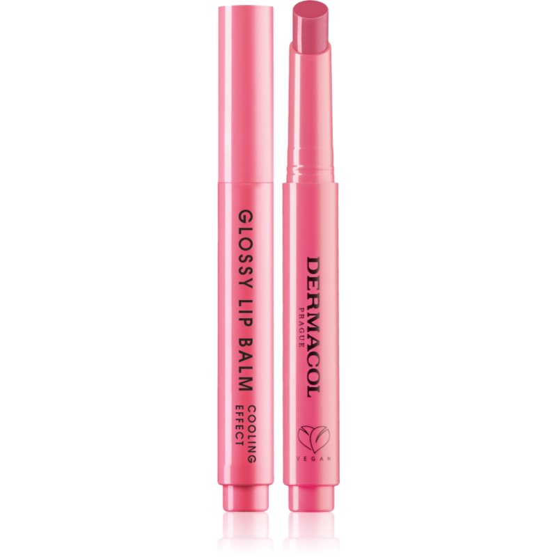 Dermacol Beauty Stick Glossy Lip Balm гланц-грижа за устни с охлаждащ ефект аромати 04 Lychee - Грим - Сравни цени от 1 магазин с безплатна доставка