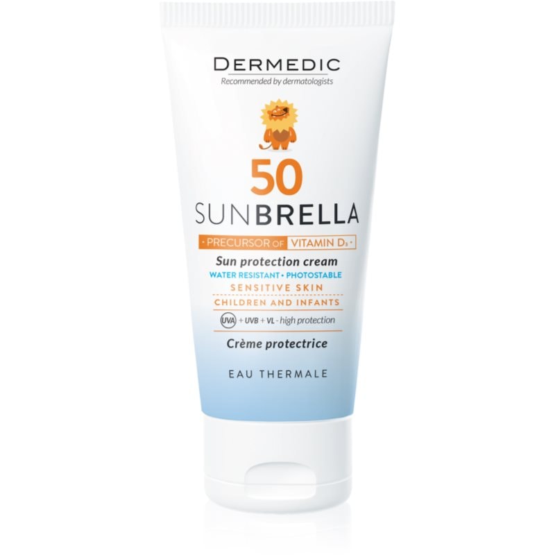 Dermedic Sunbrella Baby защитен крем за лице SPF 50 - Грижа за тяло - Сравни цени от 1 магазин с безплатна доставка