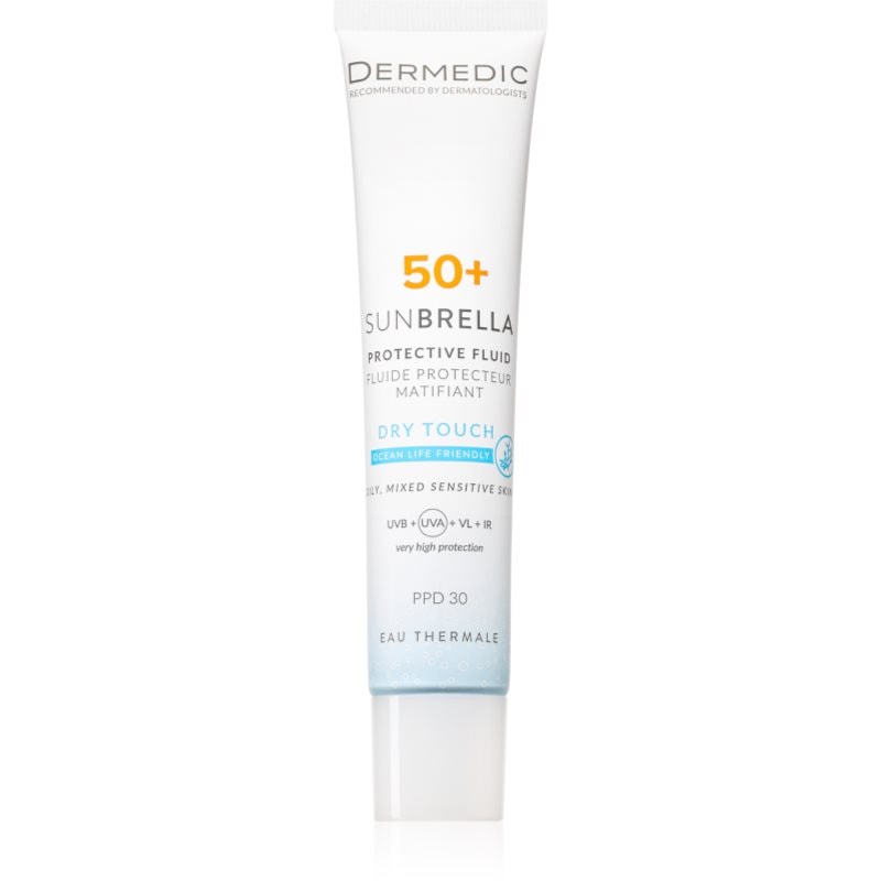 Dermedic Sunbrella Protective Fluid защитен флуид SPF 50+ - Грижа за тяло - Сравни цени от 1 магазин с безплатна доставка