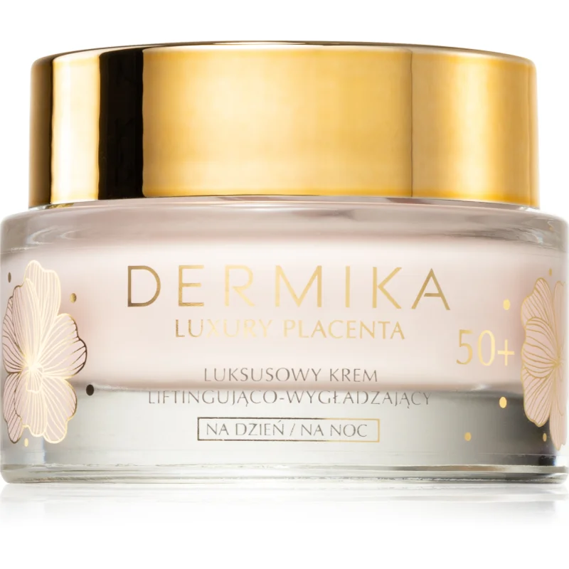 Dermika Luxury Placenta дневен и нощен лифтинг крем 50+ - Грижа за лице - Сравни цени от 1 магазин с безплатна доставка