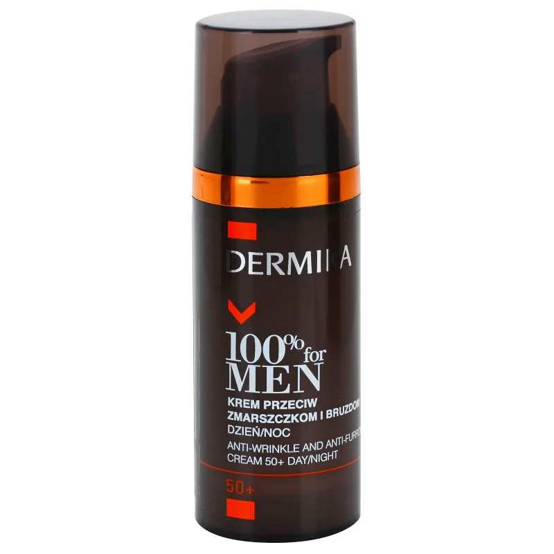 Dermika 100% for Men крем против дълки бръчки 50+ - Грижа за лице - Сравни цени от 1 магазин с безплатна доставка