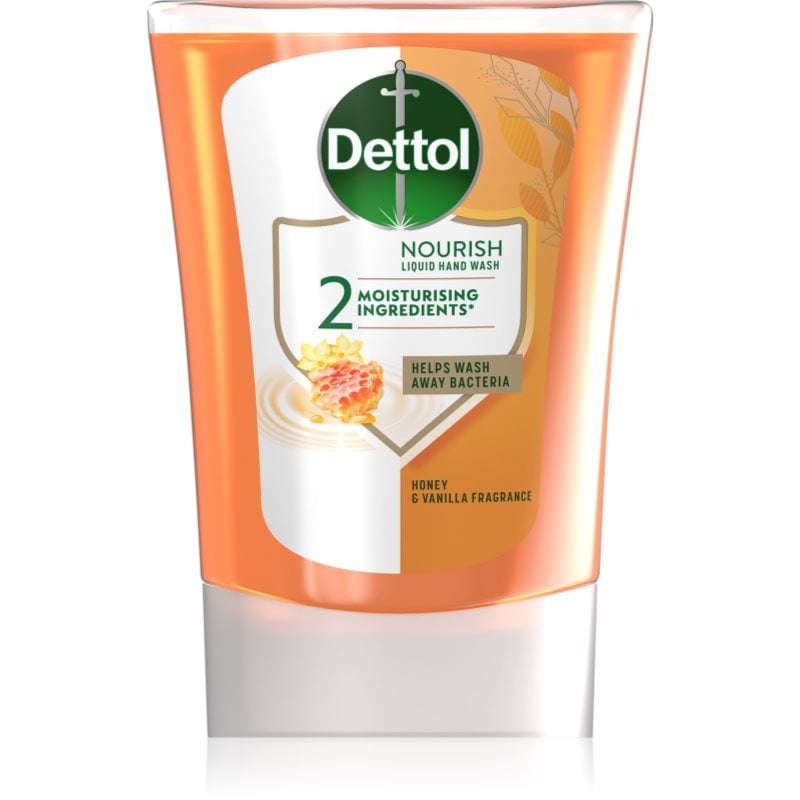 Dettol Soft on Skin Kids No-Touch Refill пълнител за безконтактен дозатор за сапун Honey & Vanilla