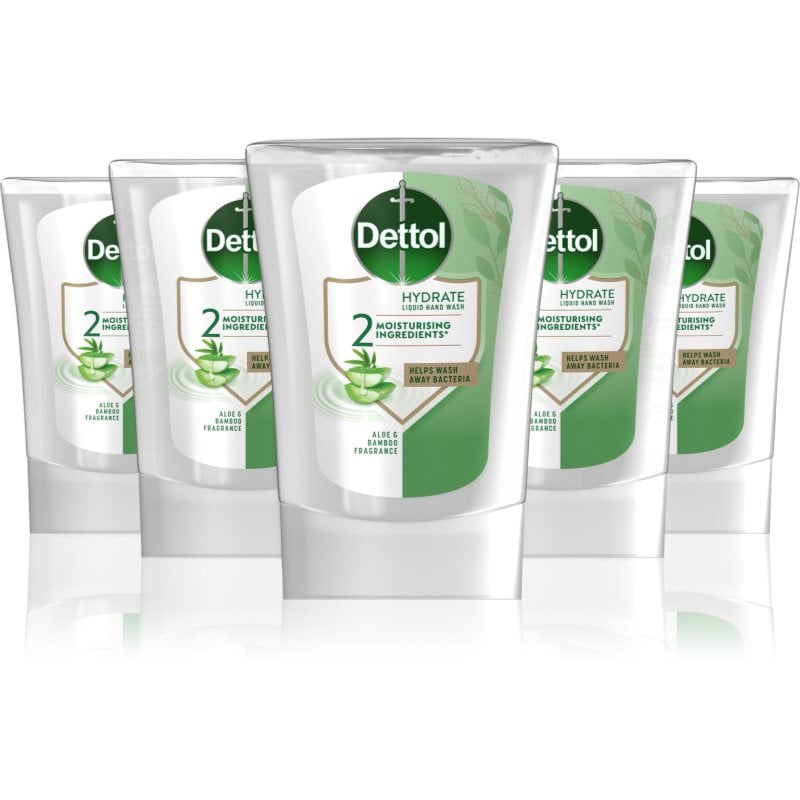 Dettol Soft on Skin Set пълнител за безконтактен дозатор за сапун изгодна опаковка Aloe Vera