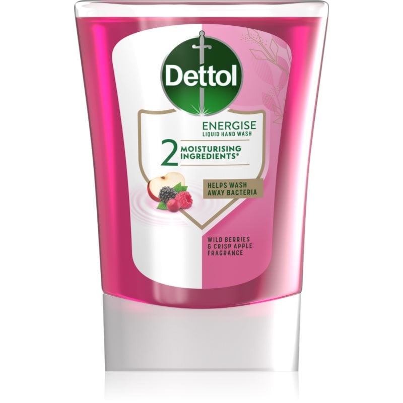 Dettol Energise Liquid Hand Wash Wild Berries & Crisp Apple пълнител за безконтактен дозатор за сапун