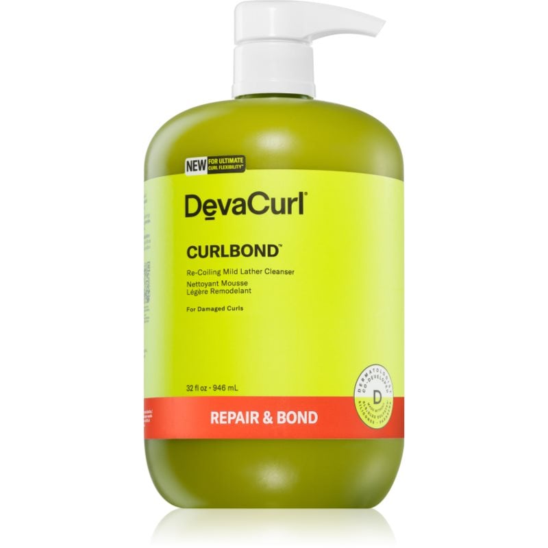 DevaCurl CurlBond™ нежна почистваща пяна за увредена коса