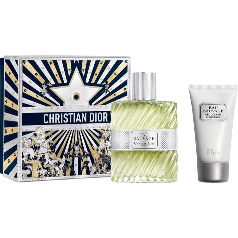 Christian Dior Eau Sauvage подаръчен комплект лимитирано издание за мъже - Мъжки парфюм - Сравни цени от 1 магазин с безплатна доставка