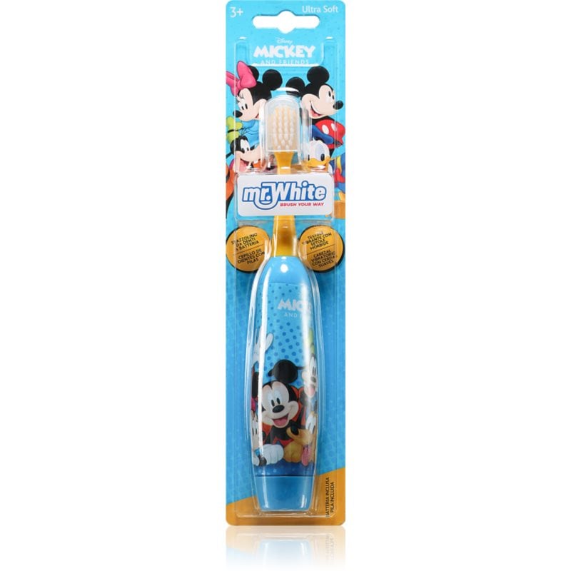 Disney Mickey & Friends mr.White четка за зъби с батерии ултра софт за деца 3+