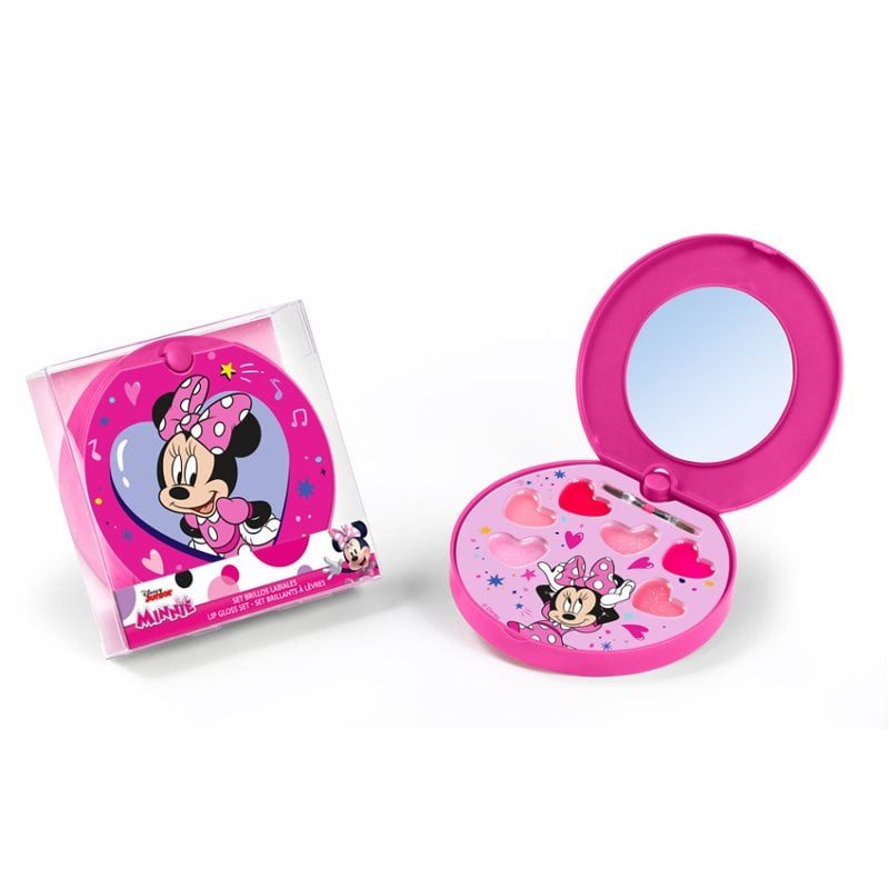 Disney Minnie Lip Gloss Set комплект гланц за устни с огледалце и апликатор