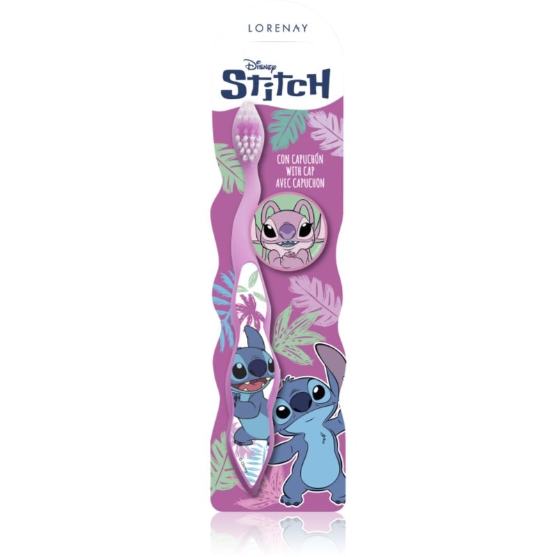 Disney Stitch Toothbrush with Cap четка за зъби за деца 3 y+ - Грижа за зъбите - Сравни цени от 1 магазин с безплатна доставка