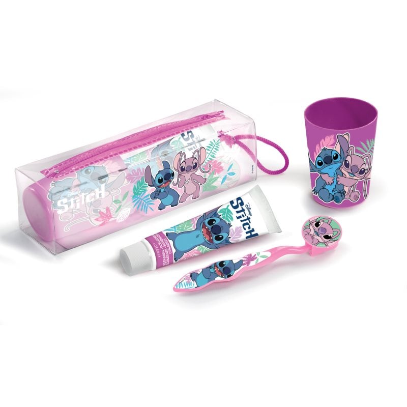 Disney Stitch Dental Set Комплект за дентална грижа за деца 3 y+