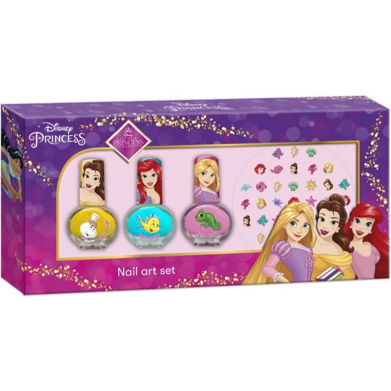 Disney Princess Nail Art Set подаръчен комплект за деца - Комплект - Сравни цени от 1 магазин с безплатна доставка