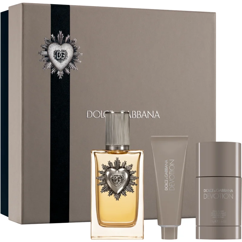 Dolce & Gabbana Devotion For Men EDP Trio Gift Set подаръчен комплект за мъже