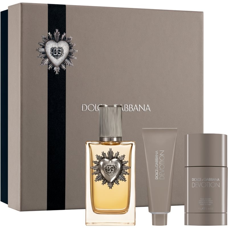 Dolce & Gabbana Devotion For Men EDP Trio Gift Set подаръчен комплект за мъже - Грижа за тяло - Сравни цени от 1 магазин с безплатна доставка