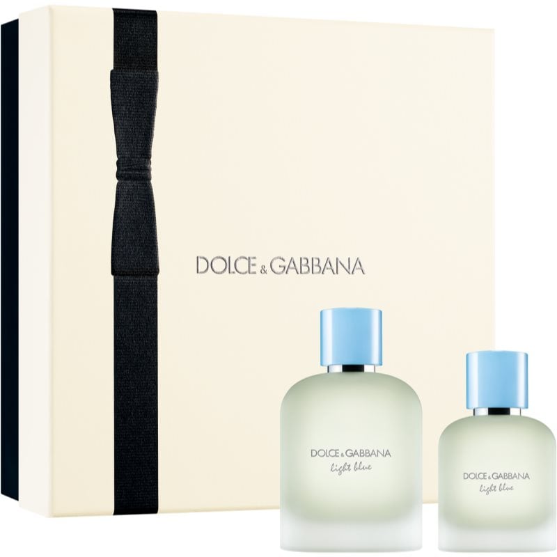 Dolce & Gabbana Light Blue Pour Homme EDT Duo Gift Set NEW подаръчен комплект за мъже