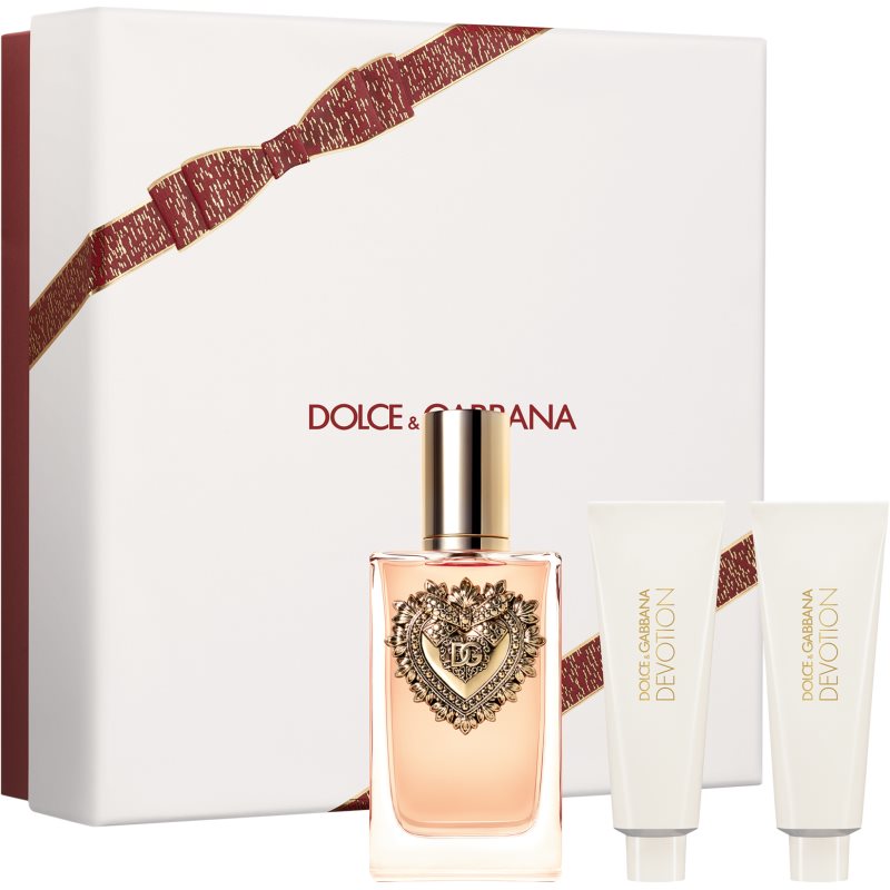 Dolce & Gabbana Dolce & Gabbana Devotion EDP Trio Gift Set подаръчен комплект за жени - Дамски парфюм - Сравни цени от 1 магазин с безплатна доставка
