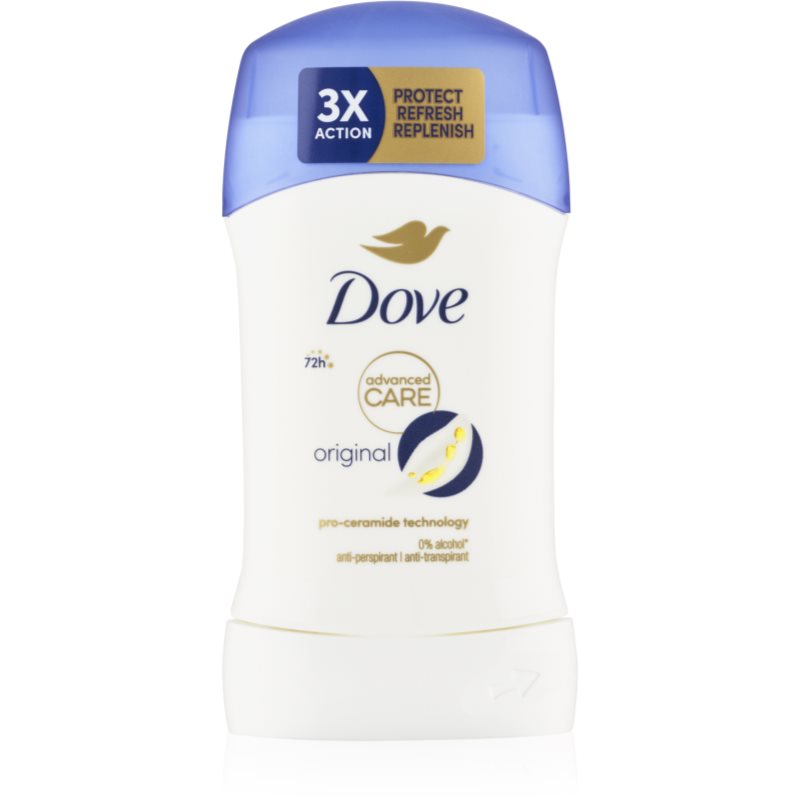 Dove Advanced Care Original дезодорант стик - Грижа за тяло - Сравни цени от 1 магазин с безплатна доставка