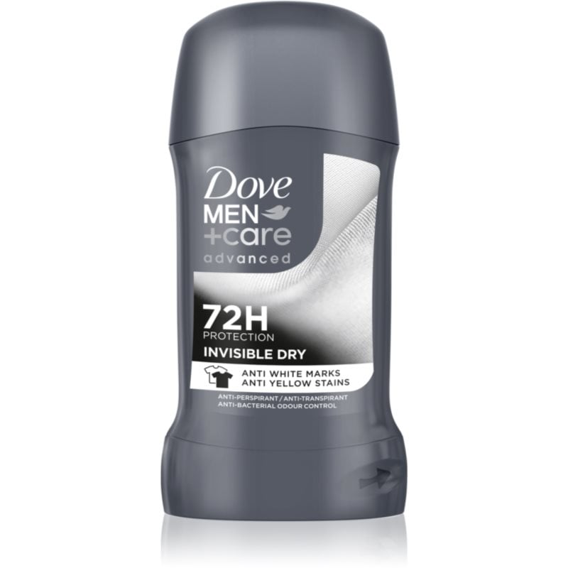 Dove Men+Care Invisble Dry твърд антиперспирант против бели петна