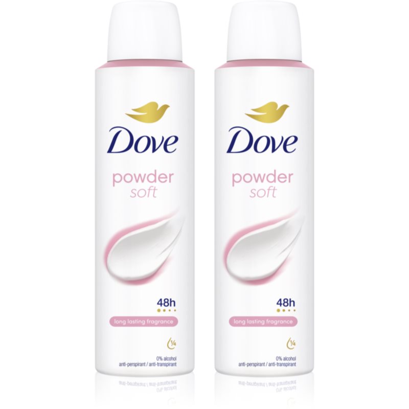 Dove Powder Soft дезодорант спрей 2x - Грижа за тяло - Сравни цени от 1 магазин с безплатна доставка