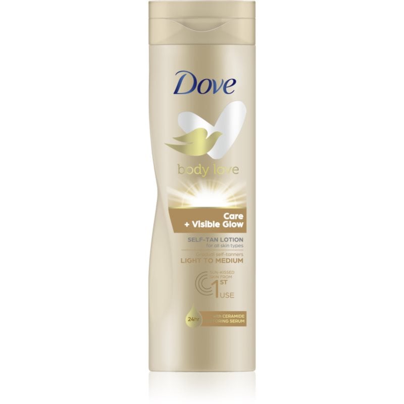 Dove Care & Visible Glow бронзиращ лосион