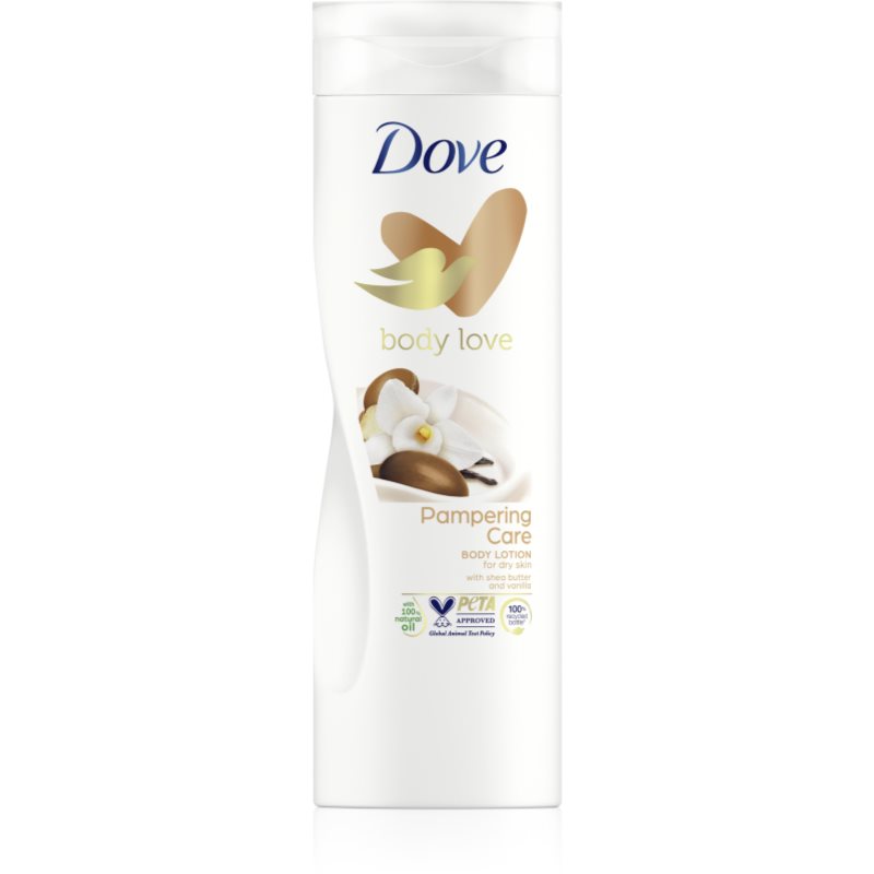 Dove Purely Pampering Shea Butter подхранващ лосион за тяло масло от шеа и ванилия - Грижа за тяло - Сравни цени от 1 магазин с безплатна доставка