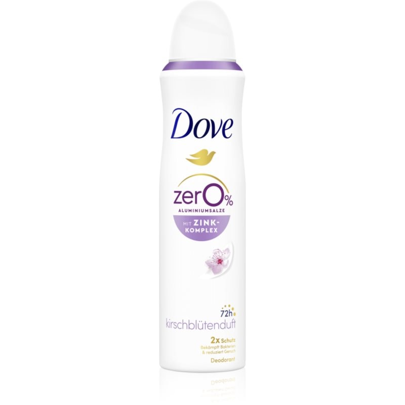 Dove 0% ALU Cherry Blossom дезодорант в спрей без алуминий Cherry Blossom - Грижа за тяло - Сравни цени от 1 магазин с безплатна доставка