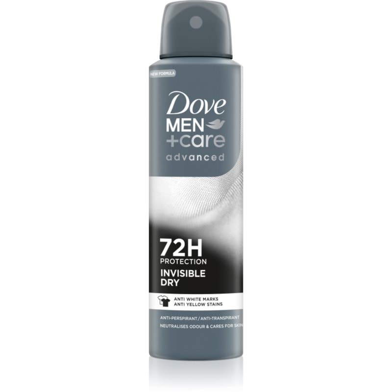 Dove Men+Care Antiperspirant антиперспирант срещу бели и жълти петна 72 ч. Invisibile Dry - Грижа за тяло - Сравни цени от 1 магазин с безплатна доставка