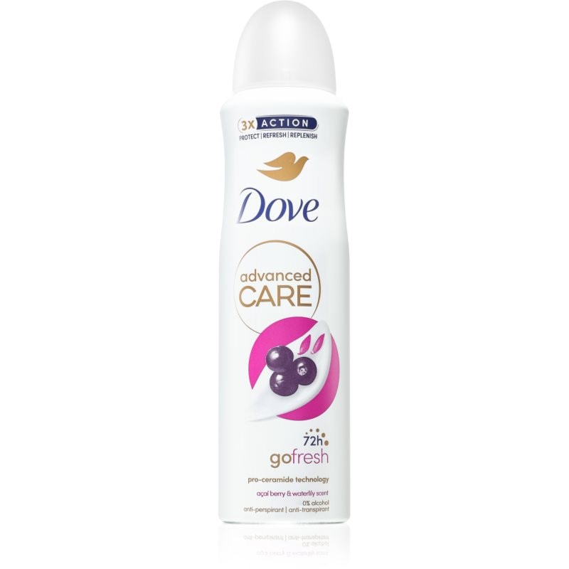 Dove Dove Advanced Care Go Fresh Acai дезодорант спрей - Унисекс парфюм 150мл - Сравни цени от 1 магазин с безплатна доставка