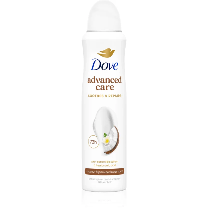 Dove Advanced Care Coconut & Jasmine Flower Scent дезодорант спрей - Грижа за тяло - Сравни цени от 1 магазин с безплатна доставка