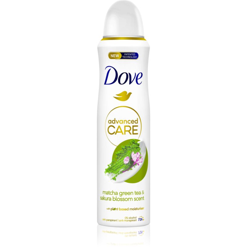 Dove Dove Advanced Care Matcha Green Tea & Sakura Blossom дезодорант спрей - Унисекс парфюм 150мл - Сравни цени от 1 магазин с безплатна доставка