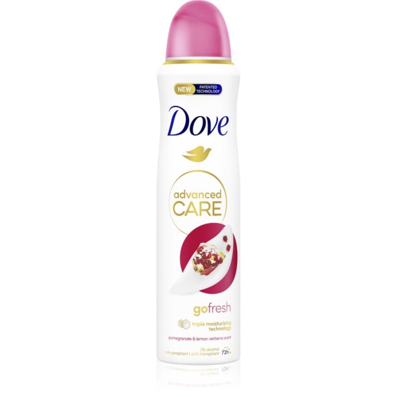 Dove Advanced Care Go Fresh Pomegranate дезодорант спрей Pomegranate & Lemon Verbena - Грижа за тяло - Сравни цени от 1 магазин с безплатна доставка