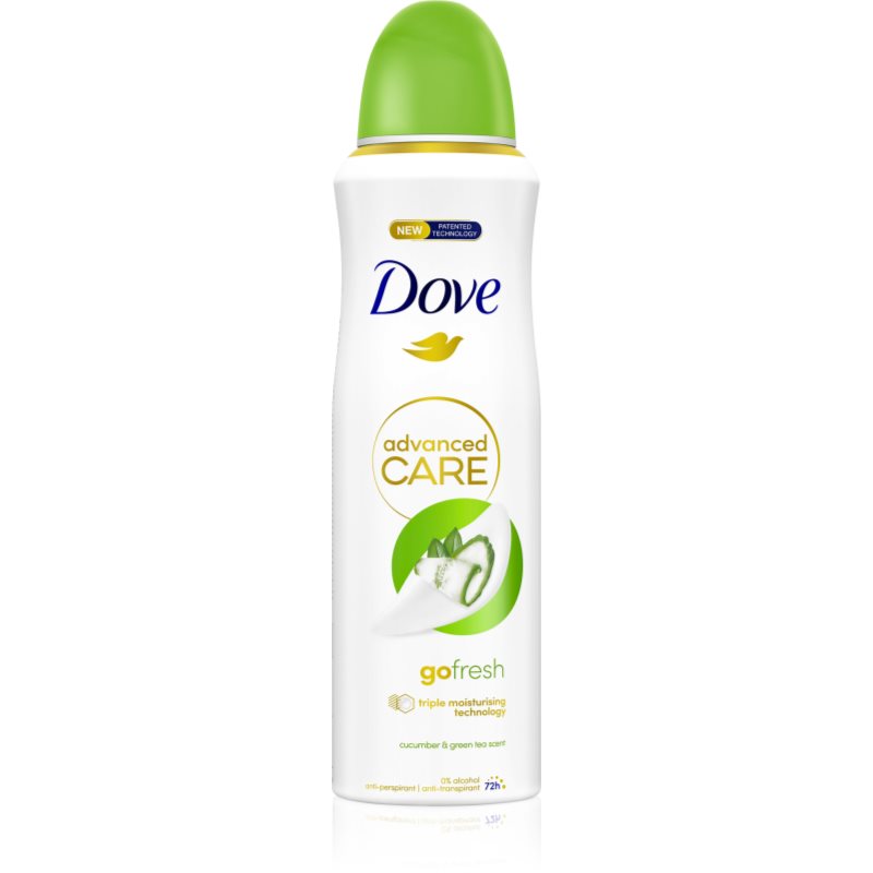 Dove Advanced Care Go Fresh Cucumber & Green Tea дезодорант спрей - Грижа за тяло - Сравни цени от 1 магазин с безплатна доставка