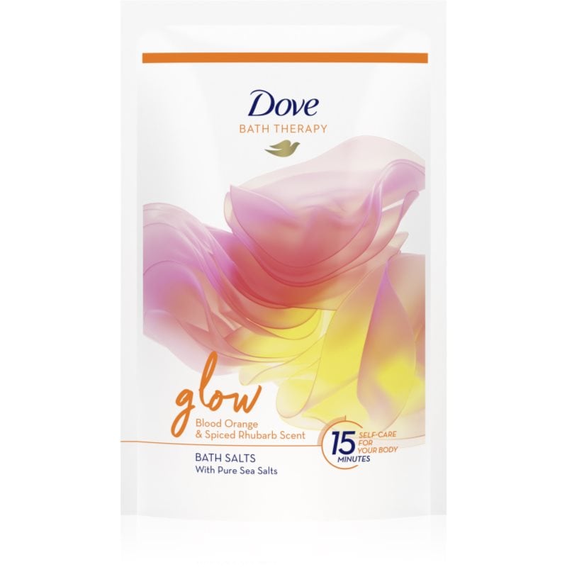 Dove Bath Therapy Glow сол за баня Blood Orange & Spiced Rhubarb