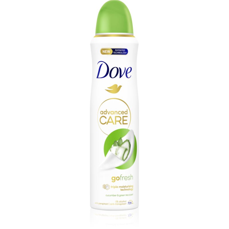 Dove Dove Advanced Care Go Fresh Cucumber & Green Tea дезодорант спрей Cucumber & Green Tea - Унисекс парфюм 150мл - Сравни цени от 1 магазин с безплатна доставка