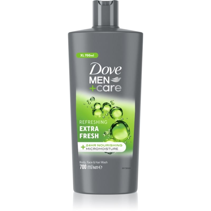 Dove Men+Care Extra Fresh душ гел за тяло и лице - Грижа за тяло - Сравни цени от 1 магазин с безплатна доставка