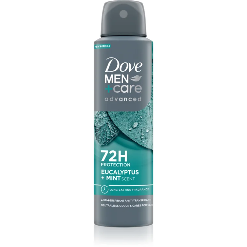 Dove Men+Care Advanced антиперспирант-спрей 72 ч. Eucalyptus & Mint - Грижа за тяло - Сравни цени от 1 магазин с безплатна доставка