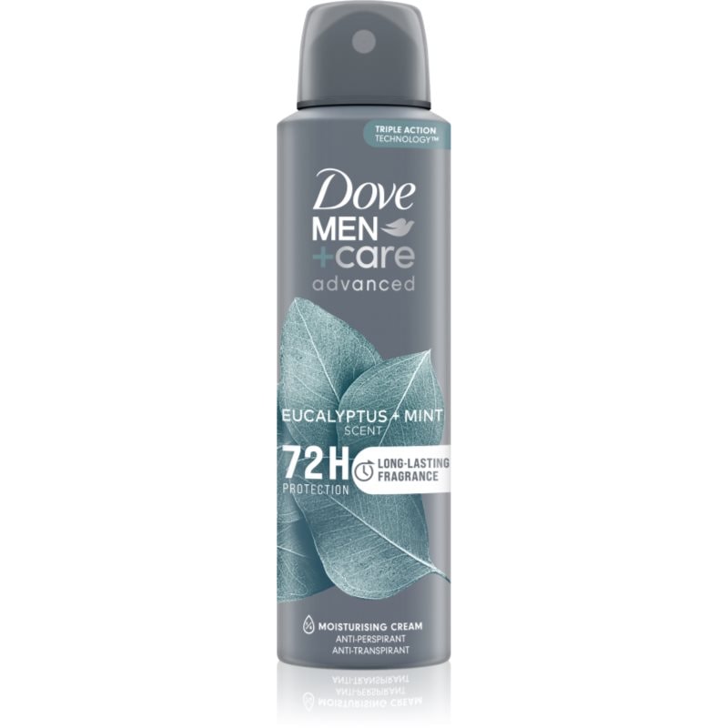 Dove Dove Men+Care Advanced антиперспирант-спрей 72 ч. Eucalyptus & Mint - Мъжки парфюм 150мл - Сравни цени от 1 магазин с безплатна доставка