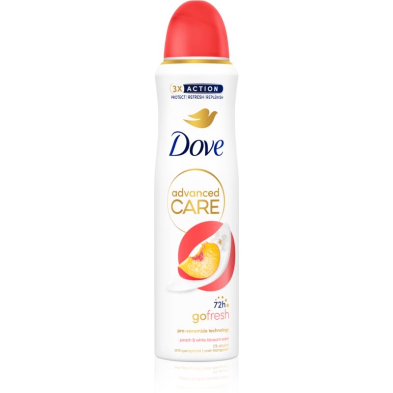 Dove Advanced Care Go Fresh Peach & White Blossom дезодорант спрей - Грижа за тяло - Сравни цени от 1 магазин с безплатна доставка