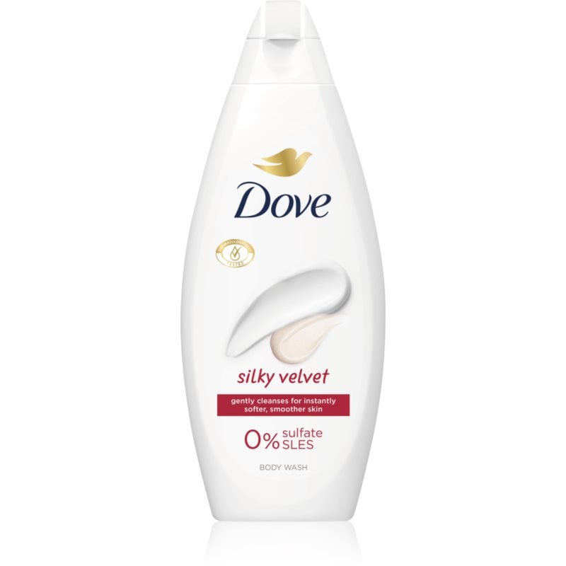 Dove Silky Velvet овлажняващ душ гел