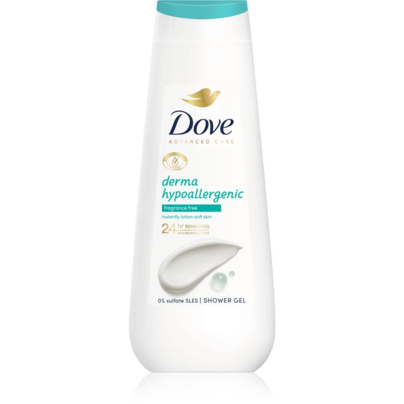 Dove Advanced Care Derma Hypoallergenic хидратиращ душ гел