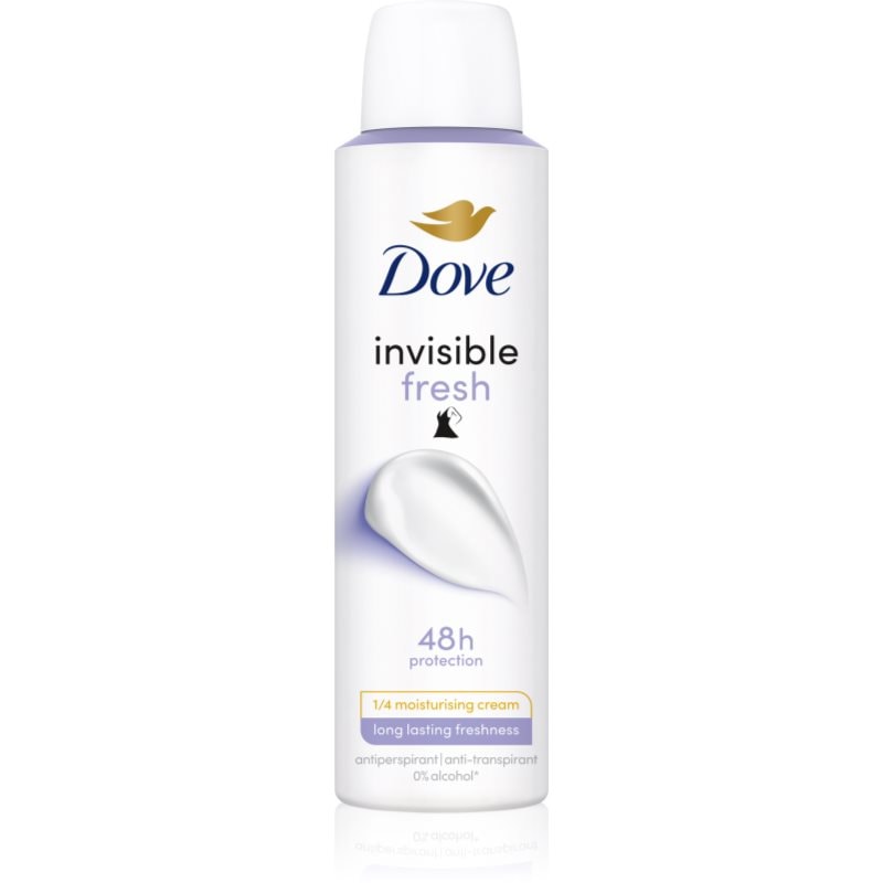Dove Invisible Fresh дезодорант в спрей срещу бели петна - Грижа за тяло - Сравни цени от 1 магазин с безплатна доставка