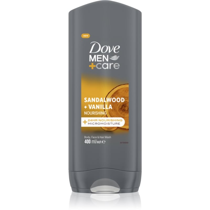 Dove Dove Men+Care Sandalwood & Vanilla душ гел 3 в 1 за мъже - Мъжки парфюм 250мл - Сравни цени от 1 магазин с безплатна доставка