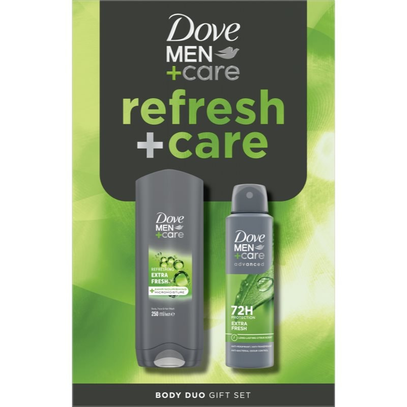 Dove Dove Men+Care Refresh+Care подаръчен комплект за мъже - Мъжки парфюм - Сравни цени от 1 магазин с безплатна доставка