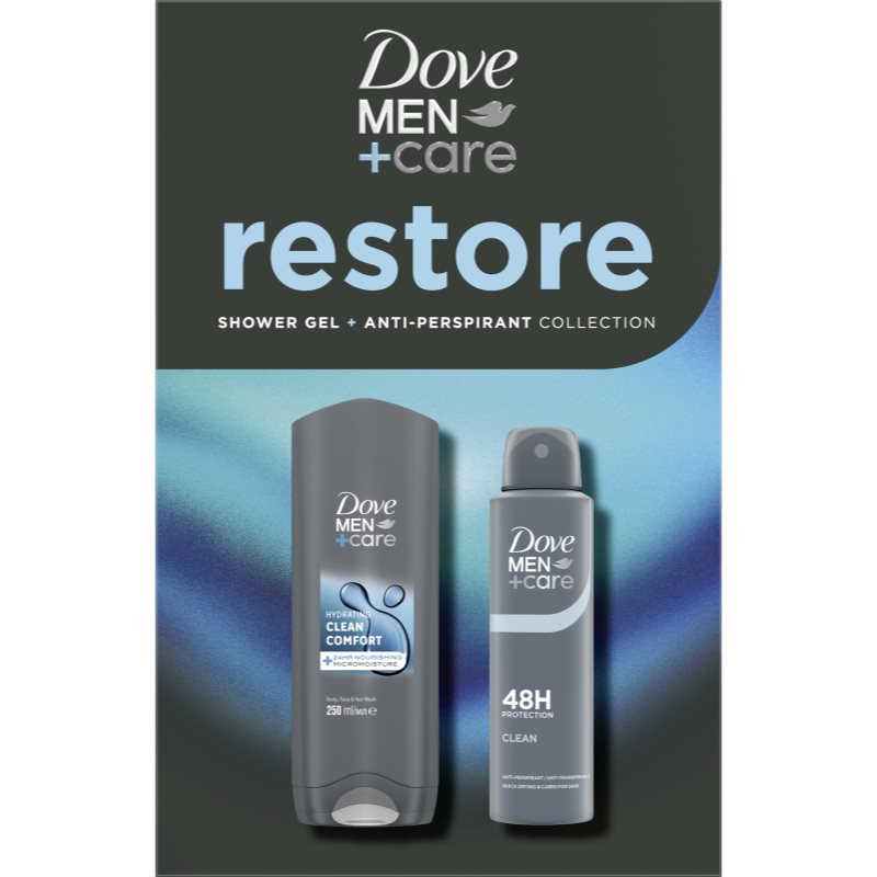 Dove Men+Care Restore подаръчен комплект за мъже - Комплект - Сравни цени от 1 магазин с безплатна доставка