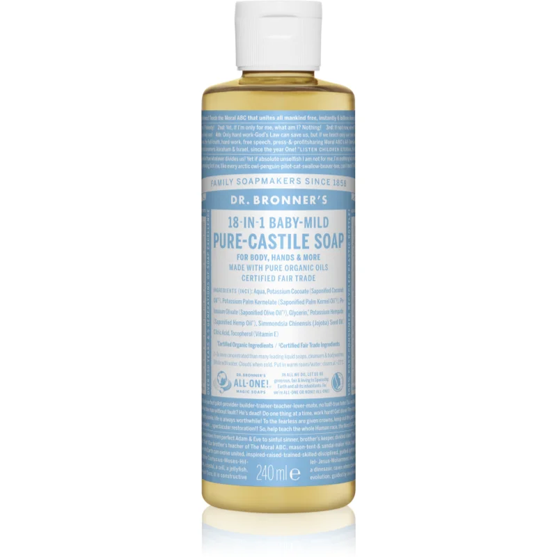 Dr. Bronner’s Baby-Mild течен универсален сапун без парфюм